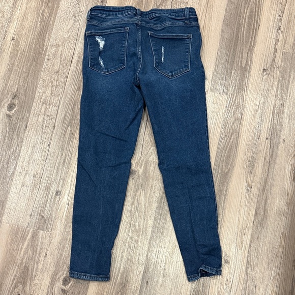 Dark Blue Skinny Jeans for Women - Picture 4 of 4